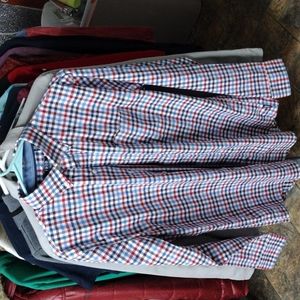 IZOD Classic-Fit Plaid Stretch Button-Down Shirt